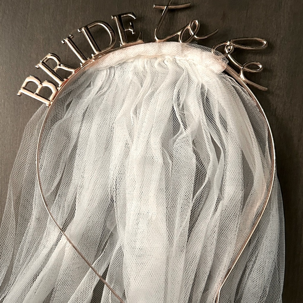 Bride to Be Party Veil Headband